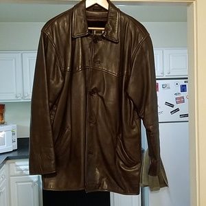 Vintage premium leather jacket with lining